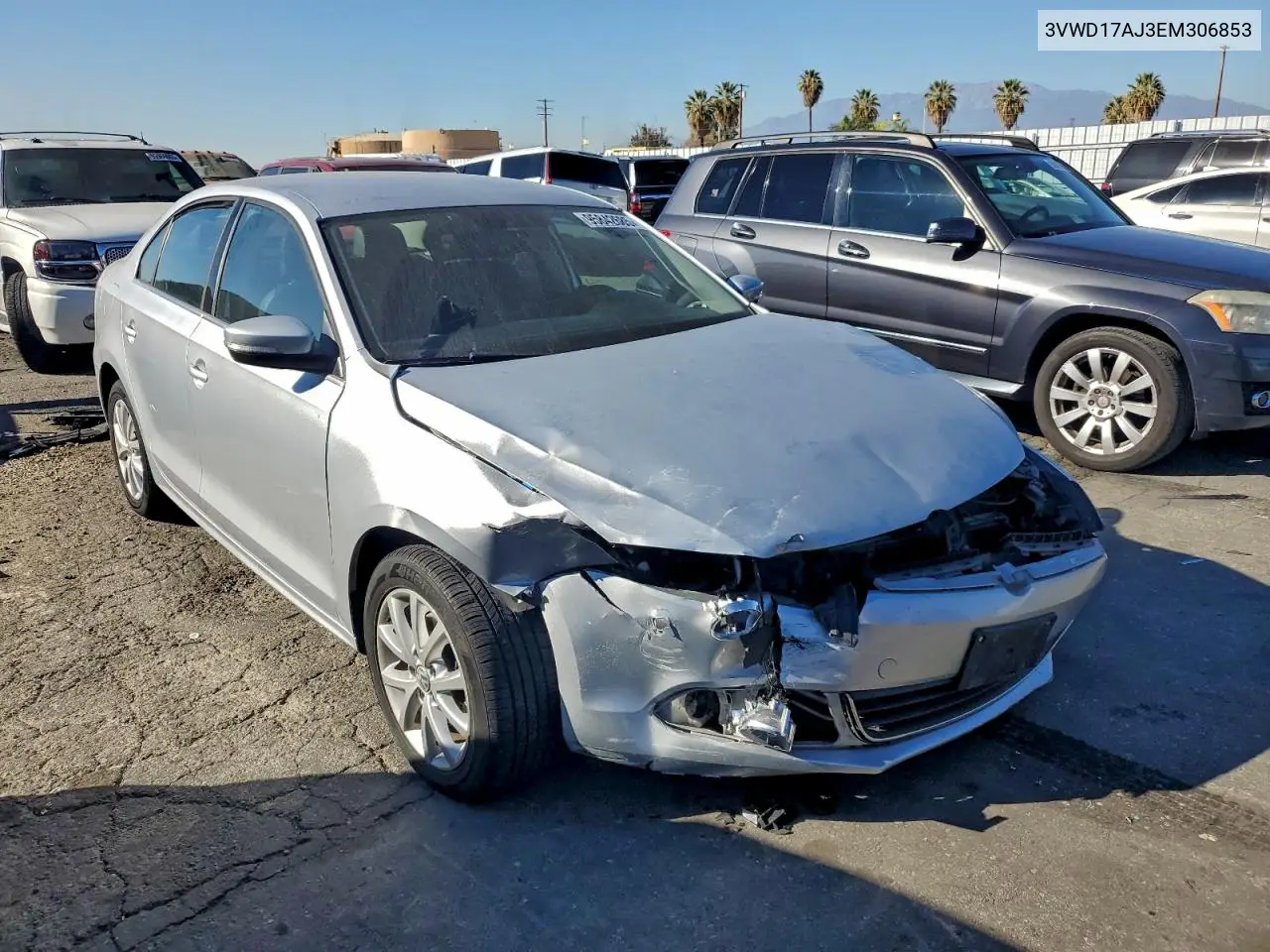 3VWD17AJ3EM306853 2014 Volkswagen Jetta Se
