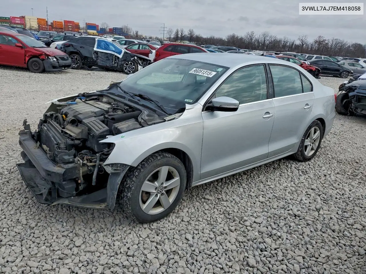 3VWLL7AJ7EM418058 2014 Volkswagen Jetta Tdi