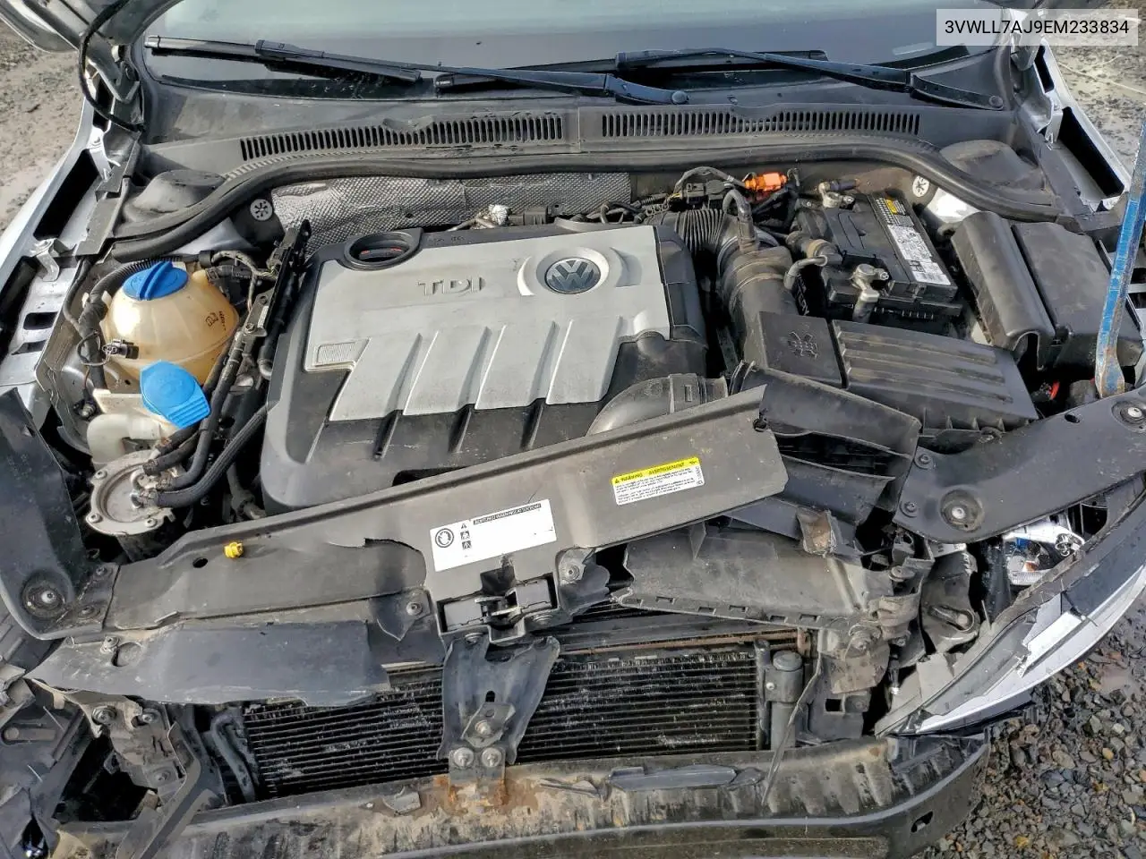 3VWLL7AJ9EM233834 2014 Volkswagen Jetta Tdi