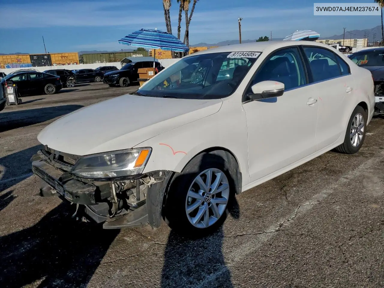 3VWD07AJ4EM237674 2014 Volkswagen Jetta Se