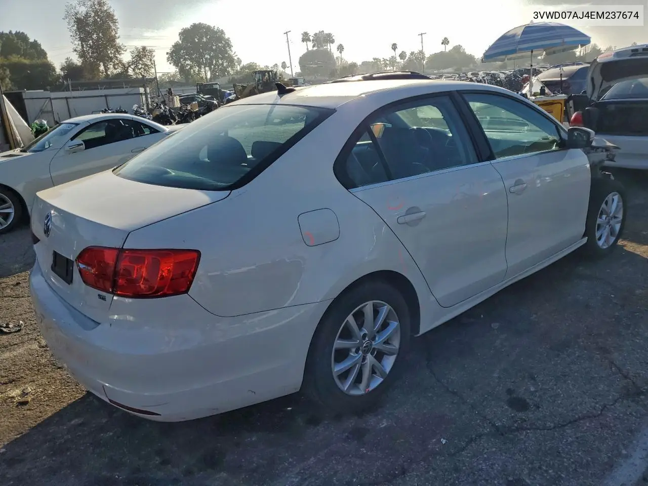 3VWD07AJ4EM237674 2014 Volkswagen Jetta Se
