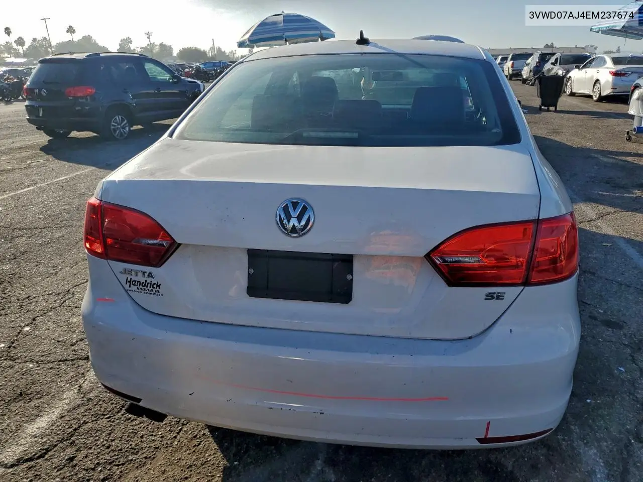 3VWD07AJ4EM237674 2014 Volkswagen Jetta Se