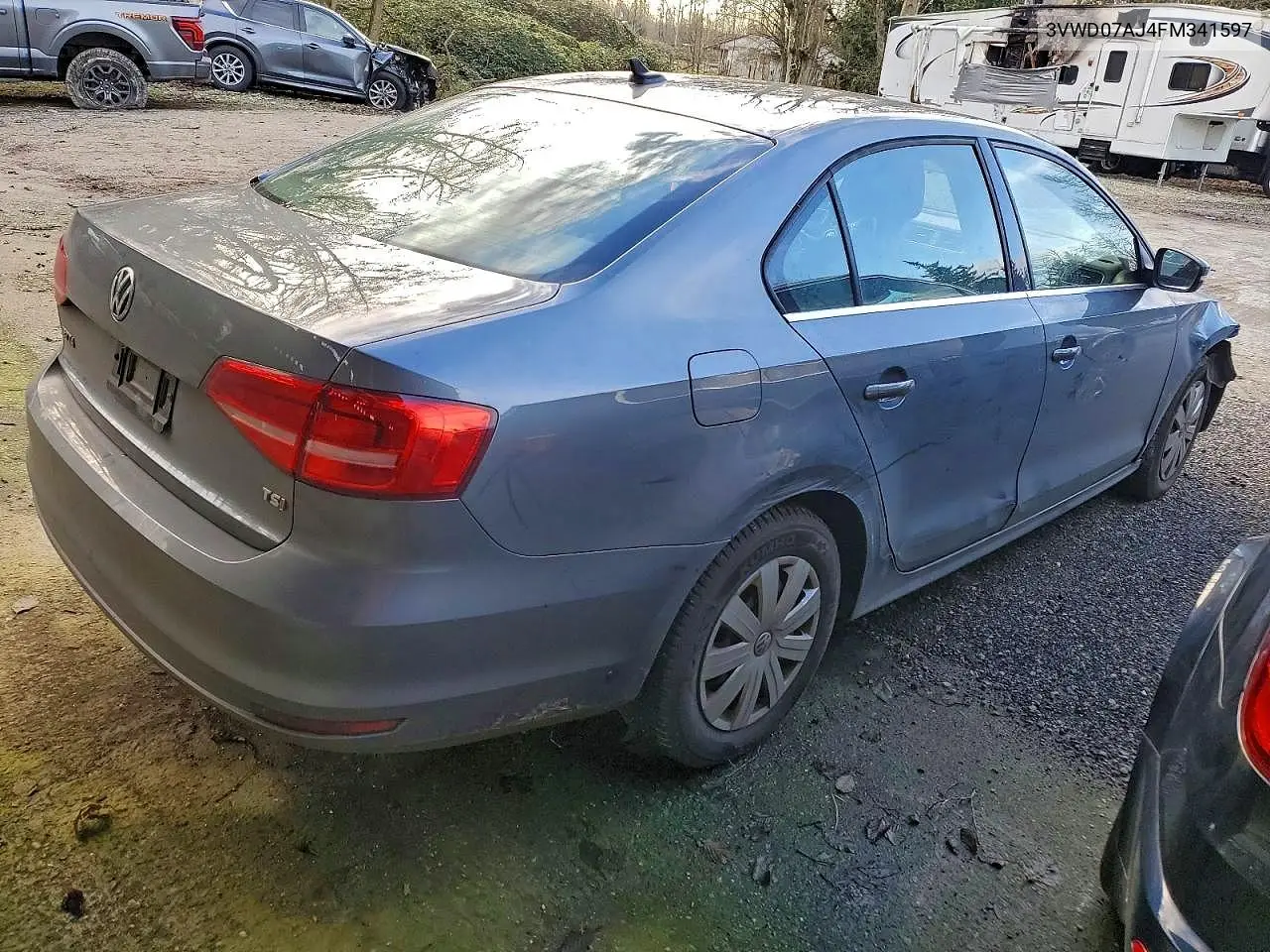 3VWD07AJ4FM341597 2015 Volkswagen Jetta Se