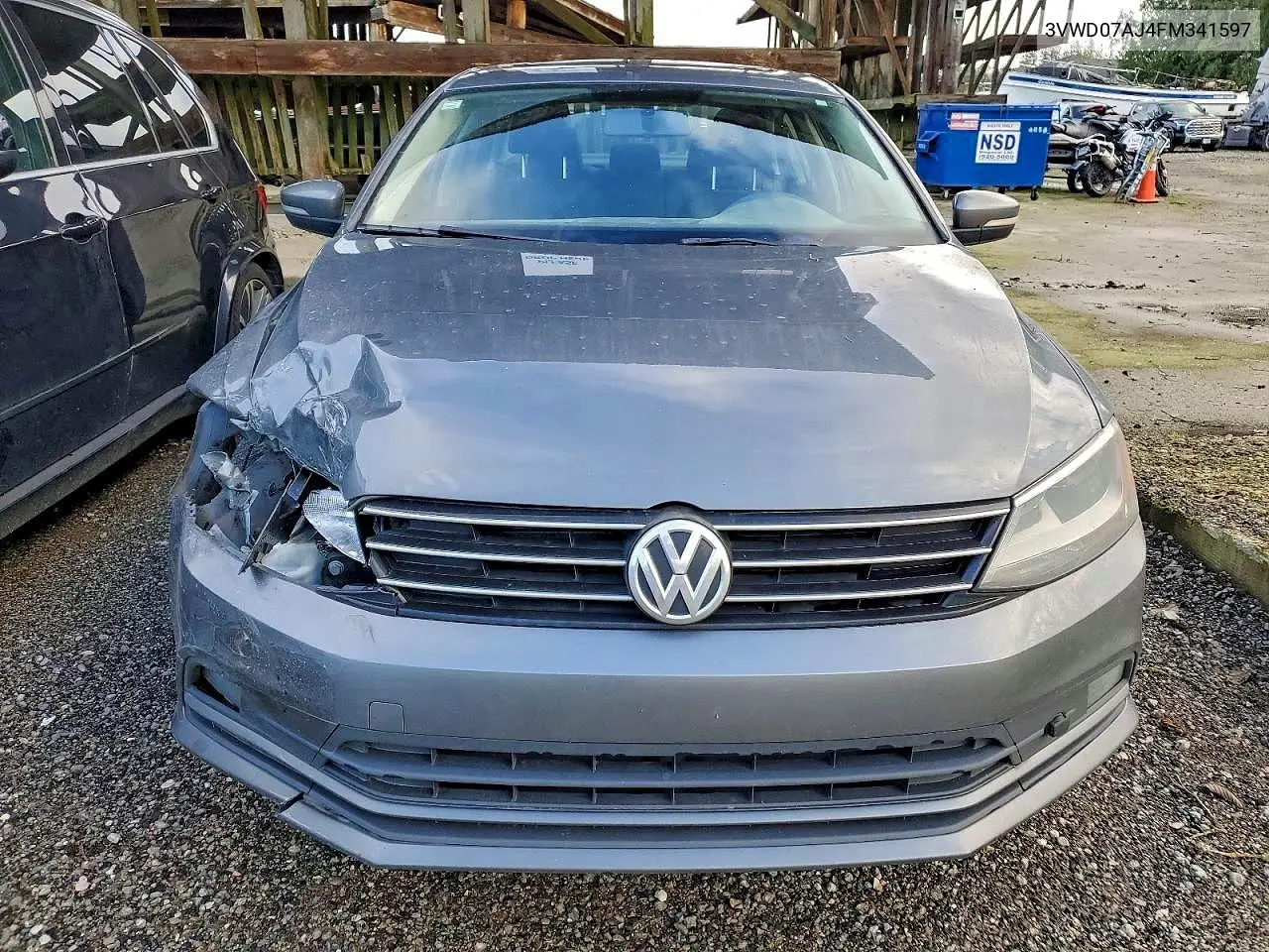3VWD07AJ4FM341597 2015 Volkswagen Jetta Se