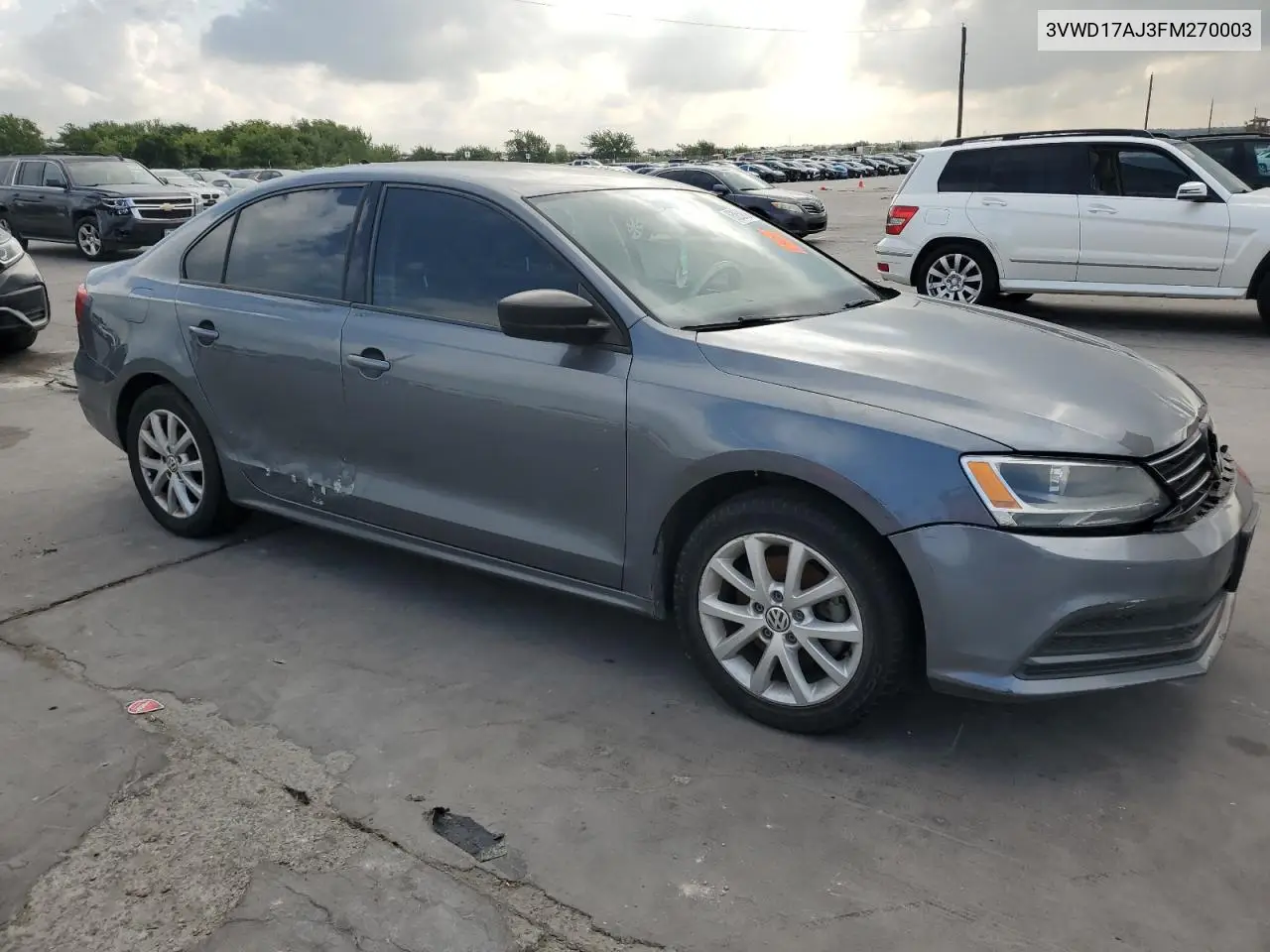 3VWD17AJ3FM270003 2015 Volkswagen Jetta Se
