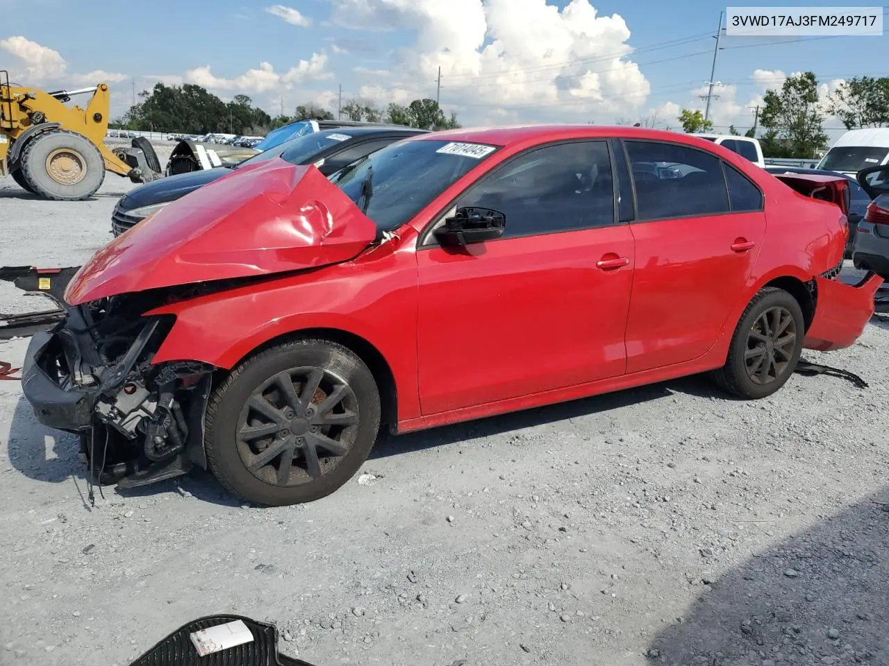 3VWD17AJ3FM249717 2015 Volkswagen Jetta Se