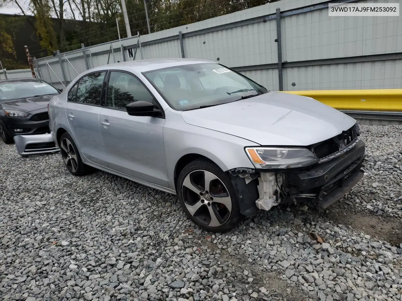3VWD17AJ9FM253092 2015 Volkswagen Jetta Se