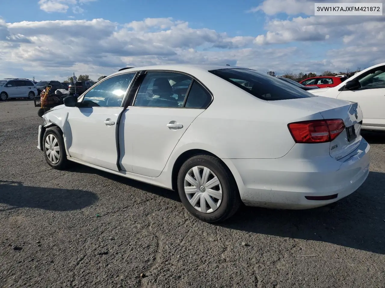 3VW1K7AJXFM421872 2015 Volkswagen Jetta Base
