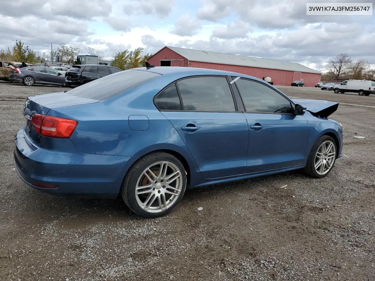 3VW1K7AJ3FM256747 2015 Volkswagen Jetta Base