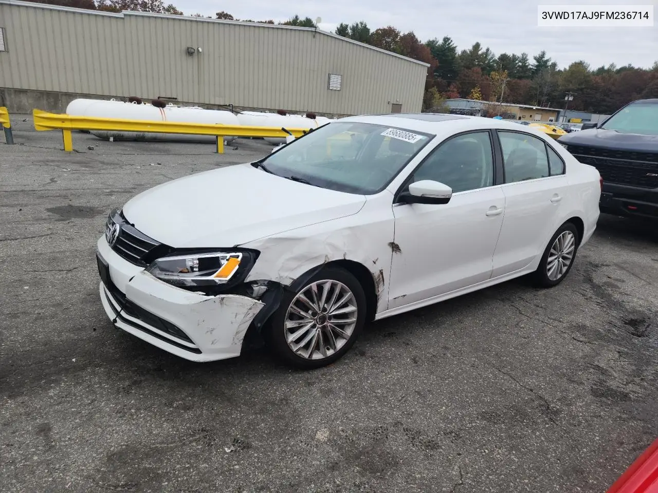 3VWD17AJ9FM236714 2015 Volkswagen Jetta Se