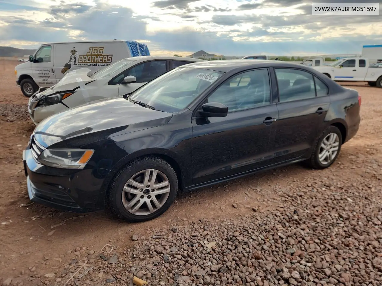 3VW2K7AJ8FM351597 2015 Volkswagen Jetta Base