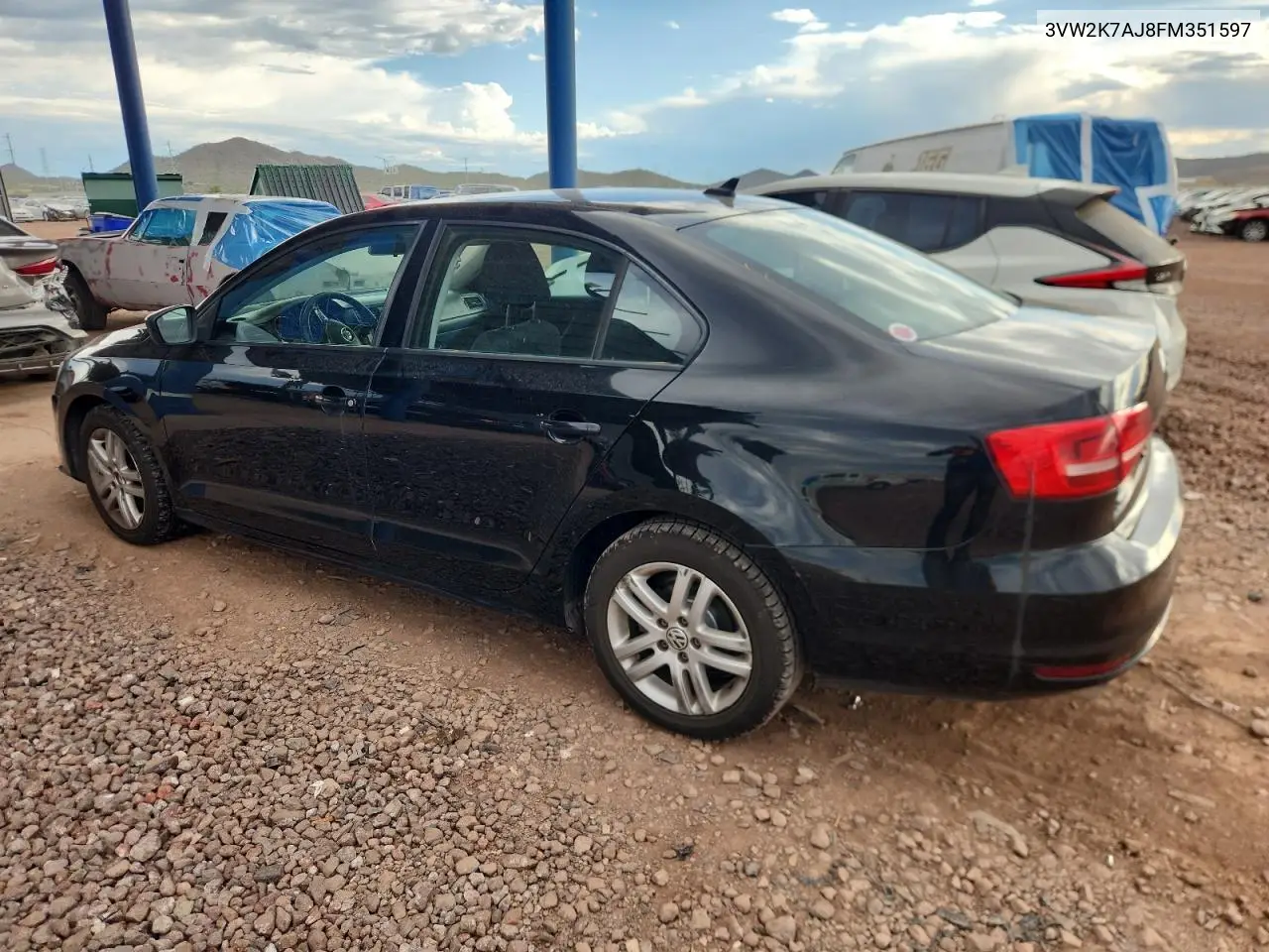 3VW2K7AJ8FM351597 2015 Volkswagen Jetta Base