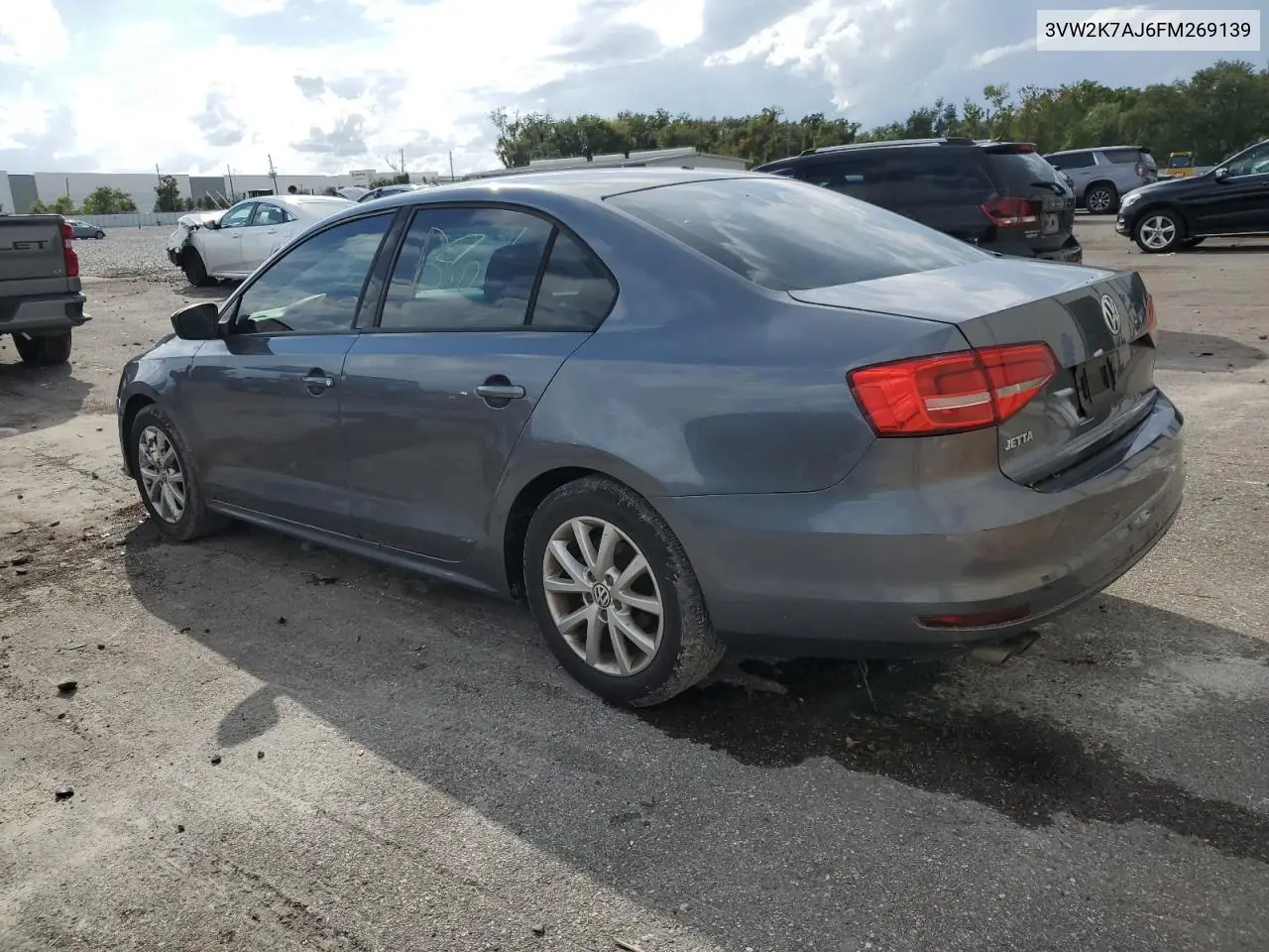 3VW2K7AJ6FM269139 2015 Volkswagen Jetta Base