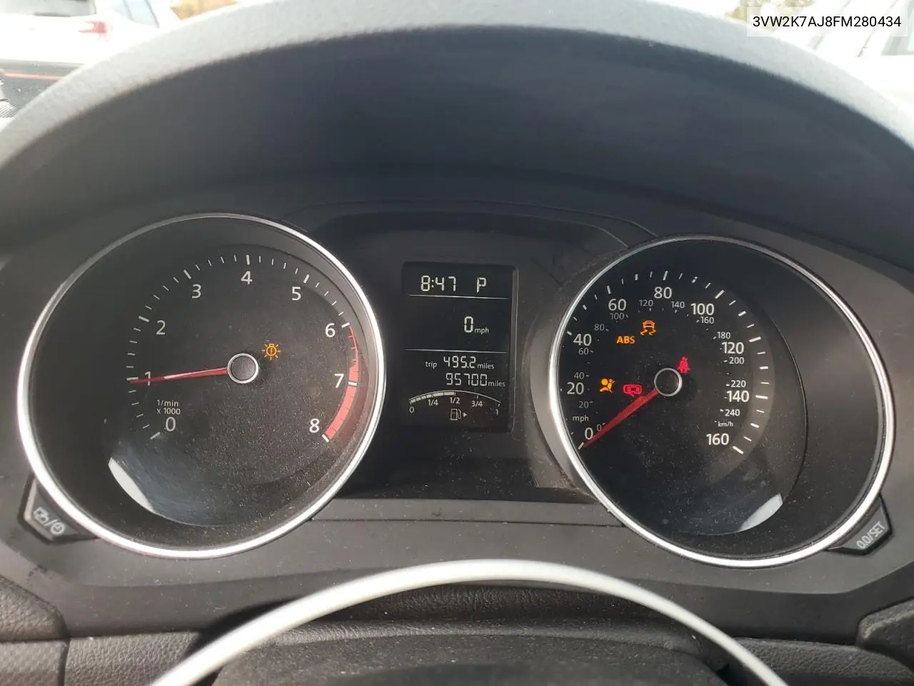 3VW2K7AJ8FM280434 2015 Volkswagen Jetta Base