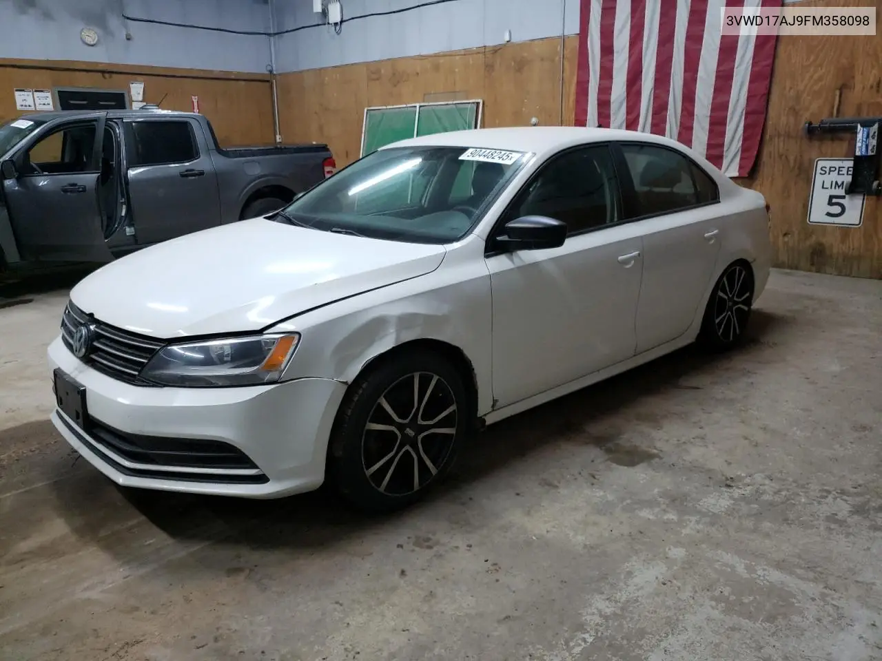 3VWD17AJ9FM358098 2015 Volkswagen Jetta Se