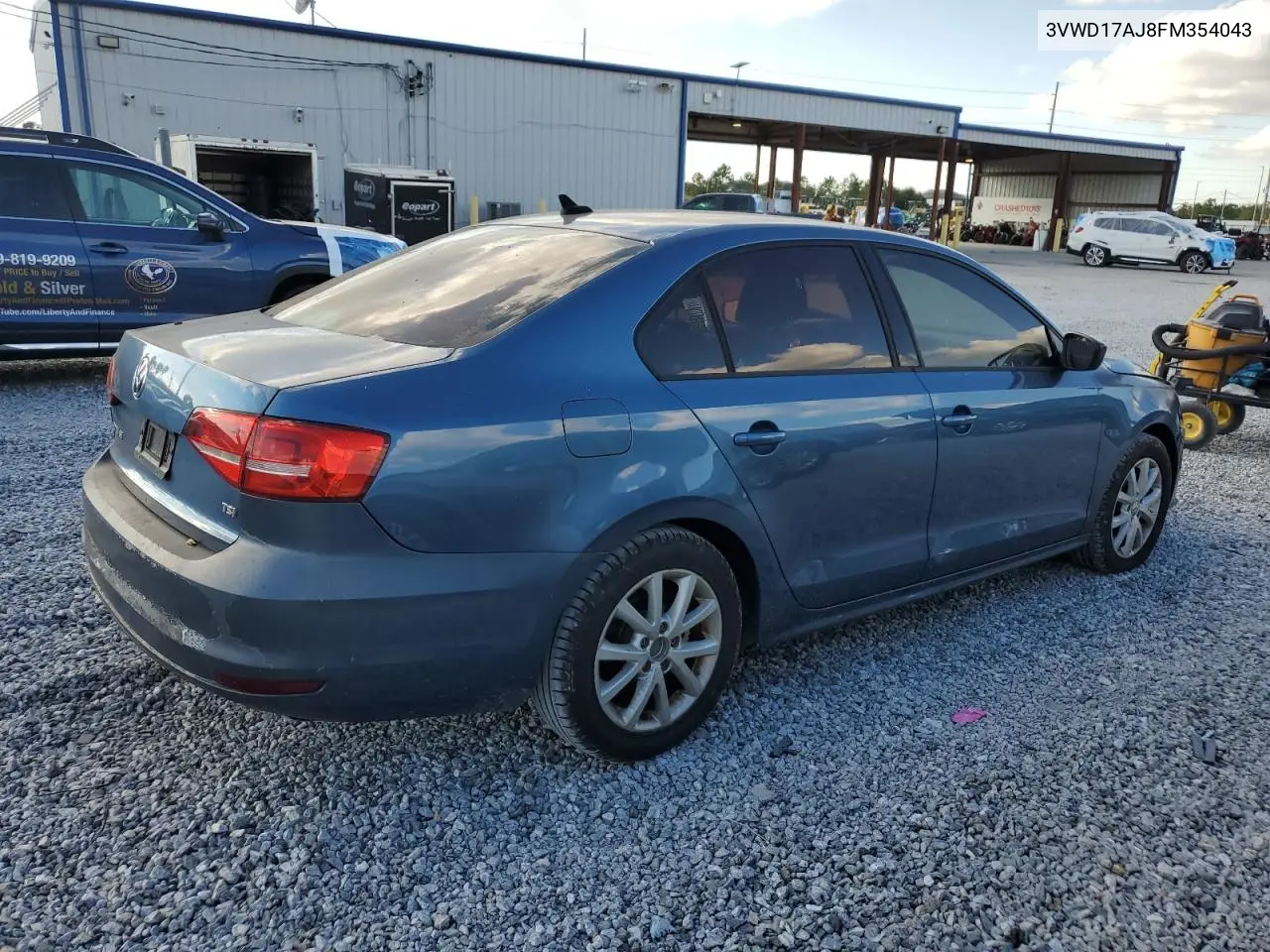 3VWD17AJ8FM354043 2015 Volkswagen Jetta Se