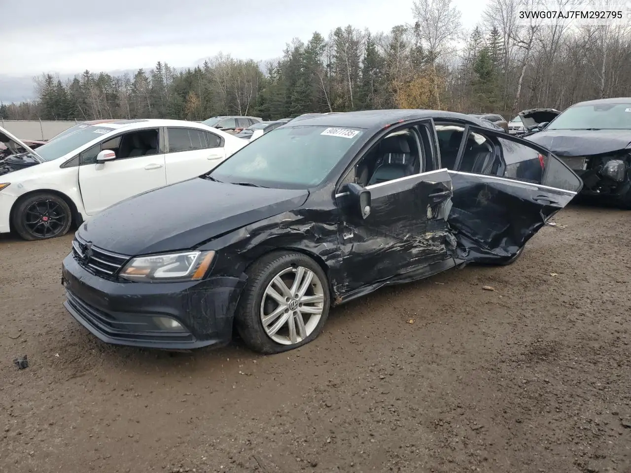 3VWG07AJ7FM292795 2015 Volkswagen Jetta Sel