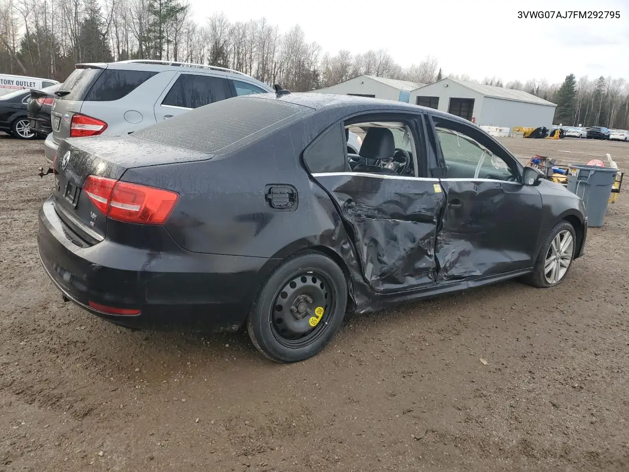 3VWG07AJ7FM292795 2015 Volkswagen Jetta Sel