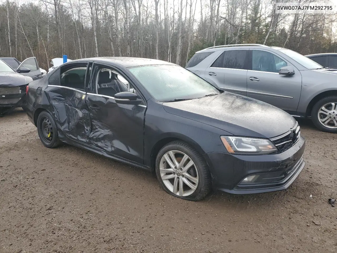 3VWG07AJ7FM292795 2015 Volkswagen Jetta Sel