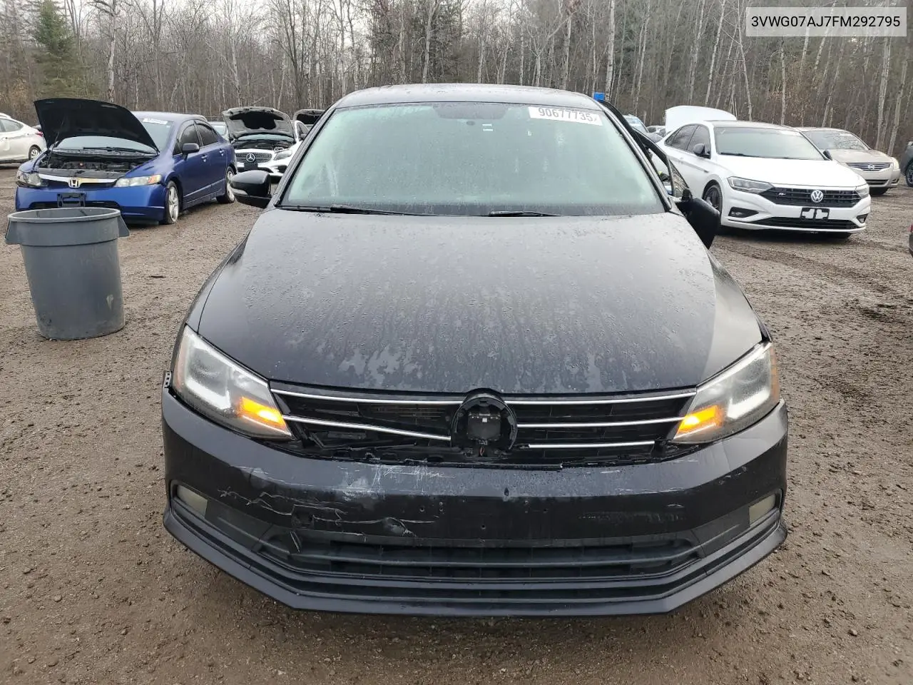 3VWG07AJ7FM292795 2015 Volkswagen Jetta Sel