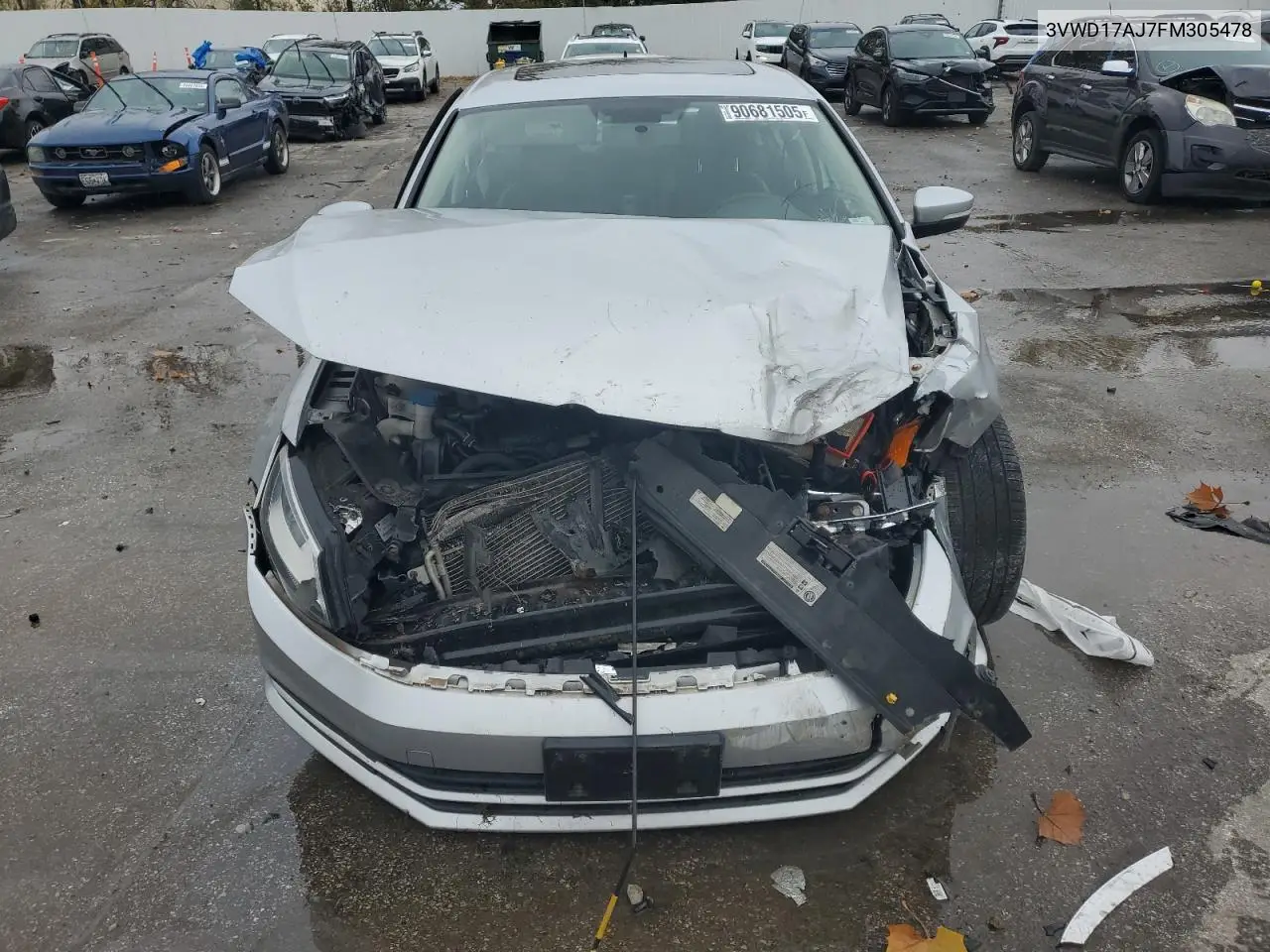 3VWD17AJ7FM305478 2015 Volkswagen Jetta Se