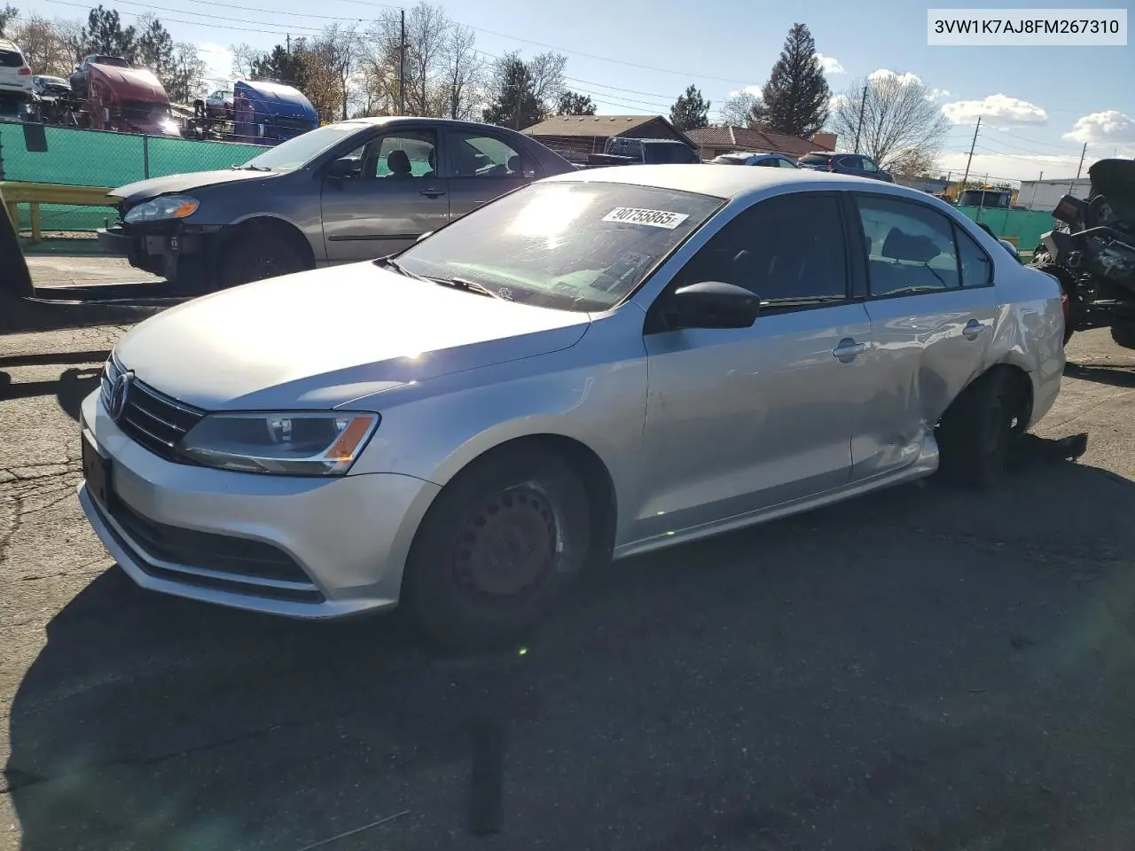 3VW1K7AJ8FM267310 2015 Volkswagen Jetta Base