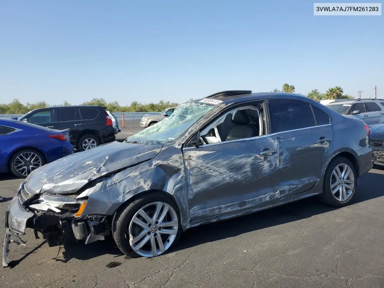 3VWLA7AJ7FM261283 2015 Volkswagen Jetta Tdi