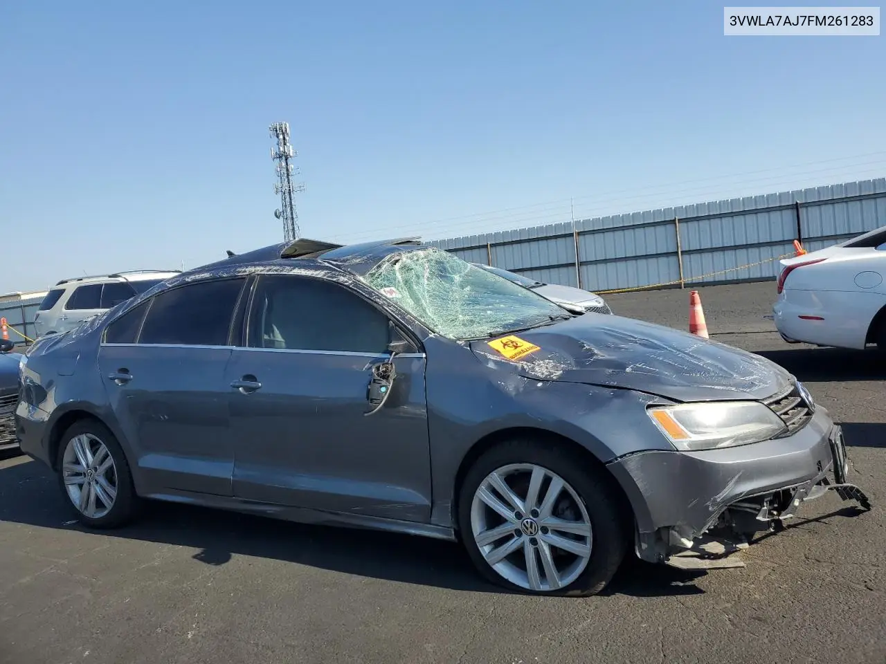 3VWLA7AJ7FM261283 2015 Volkswagen Jetta Tdi