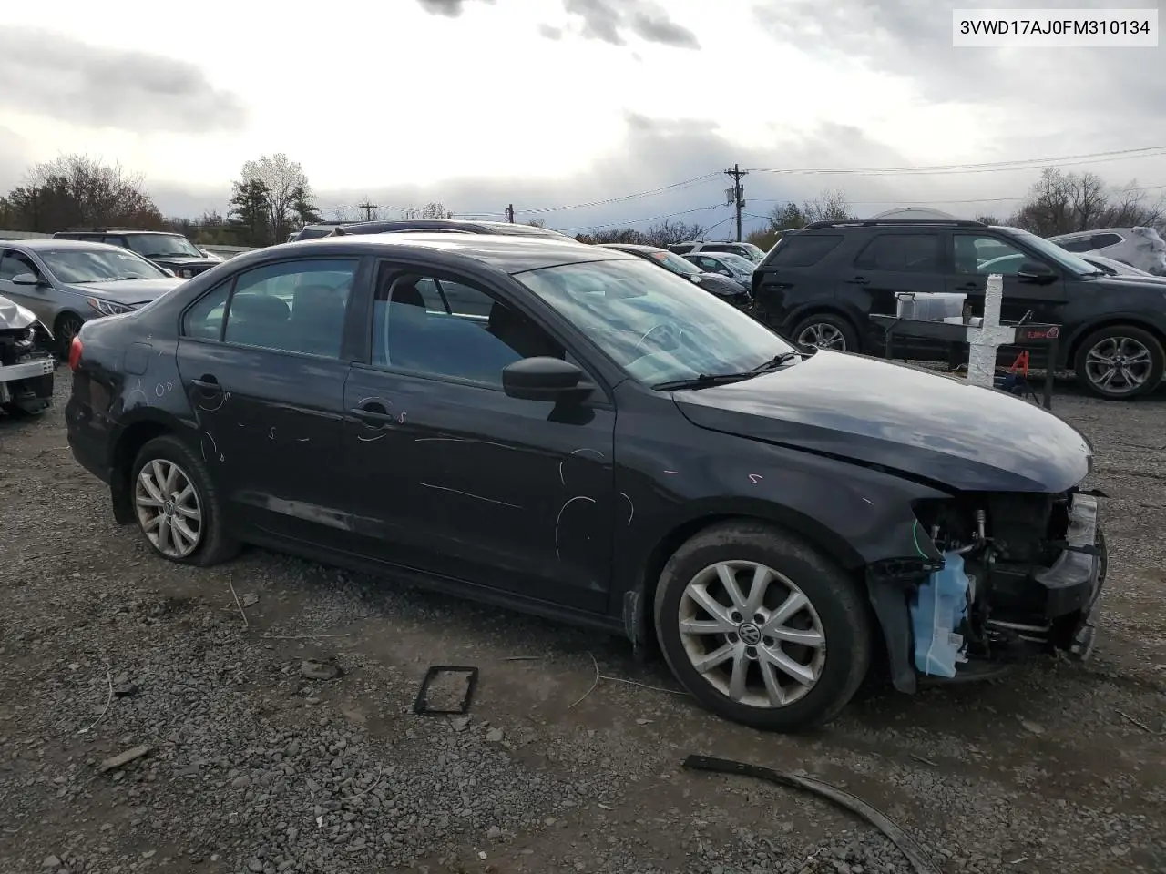 3VWD17AJ0FM310134 2015 Volkswagen Jetta Se