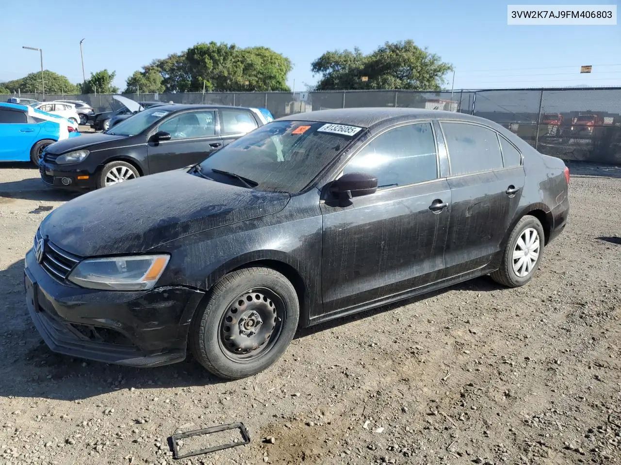 3VW2K7AJ9FM406803 2015 Volkswagen Jetta Base