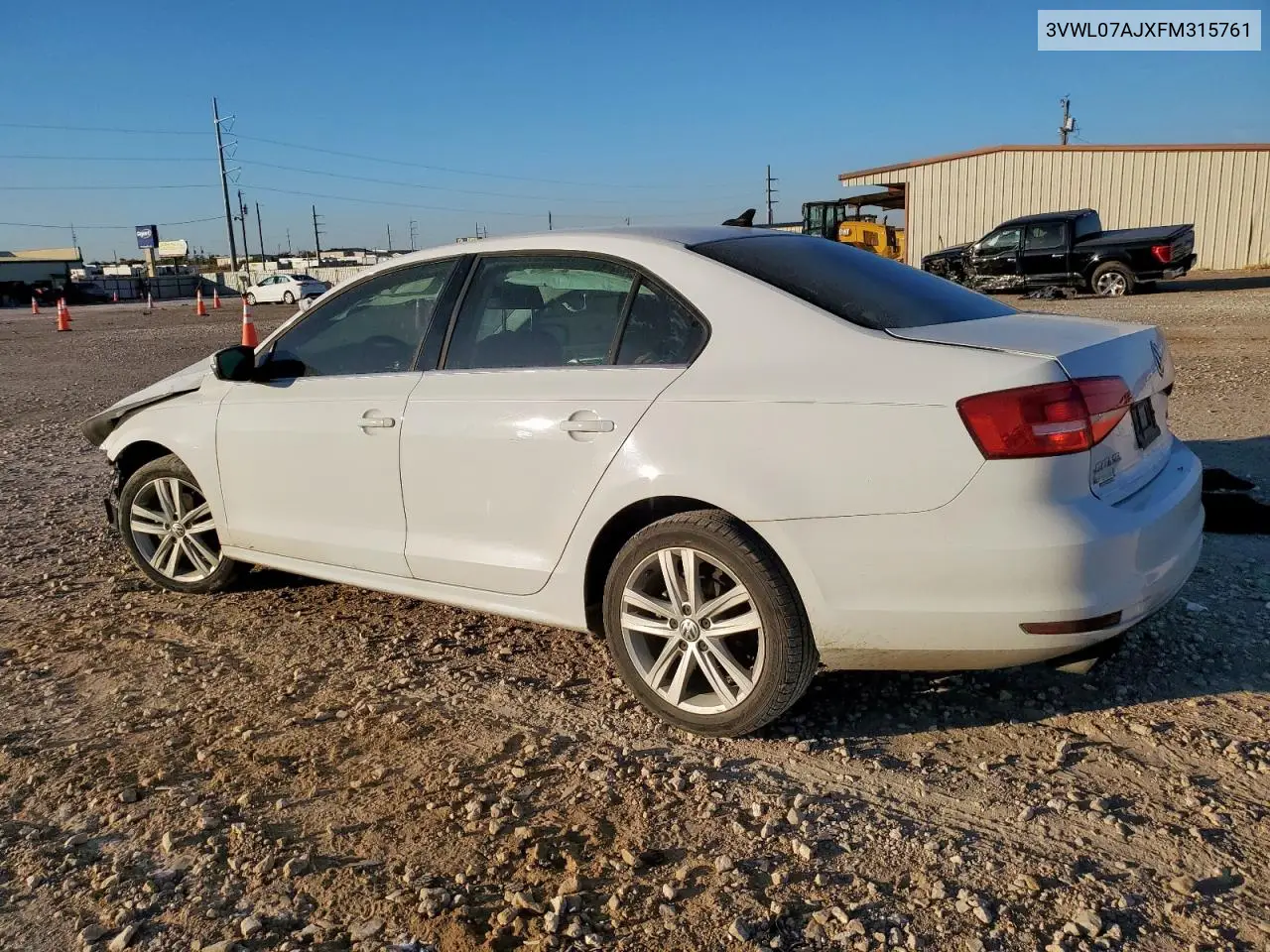 3VWL07AJXFM315761 2015 Volkswagen Jetta Sel