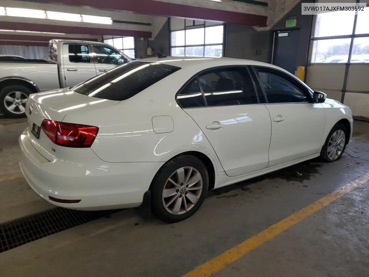 3VWD17AJXFM303692 2015 Volkswagen Jetta Se