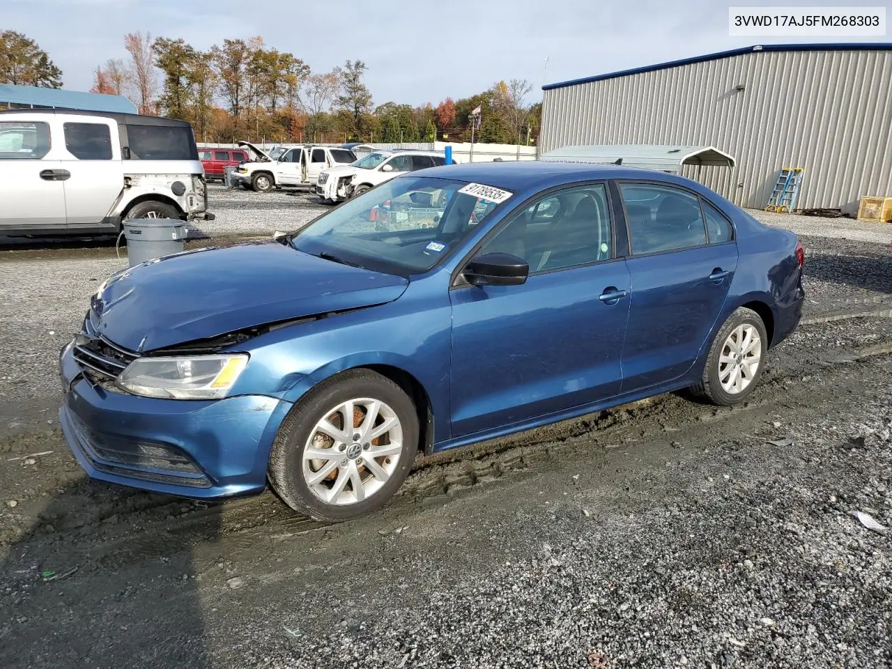 3VWD17AJ5FM268303 2015 Volkswagen Jetta Se