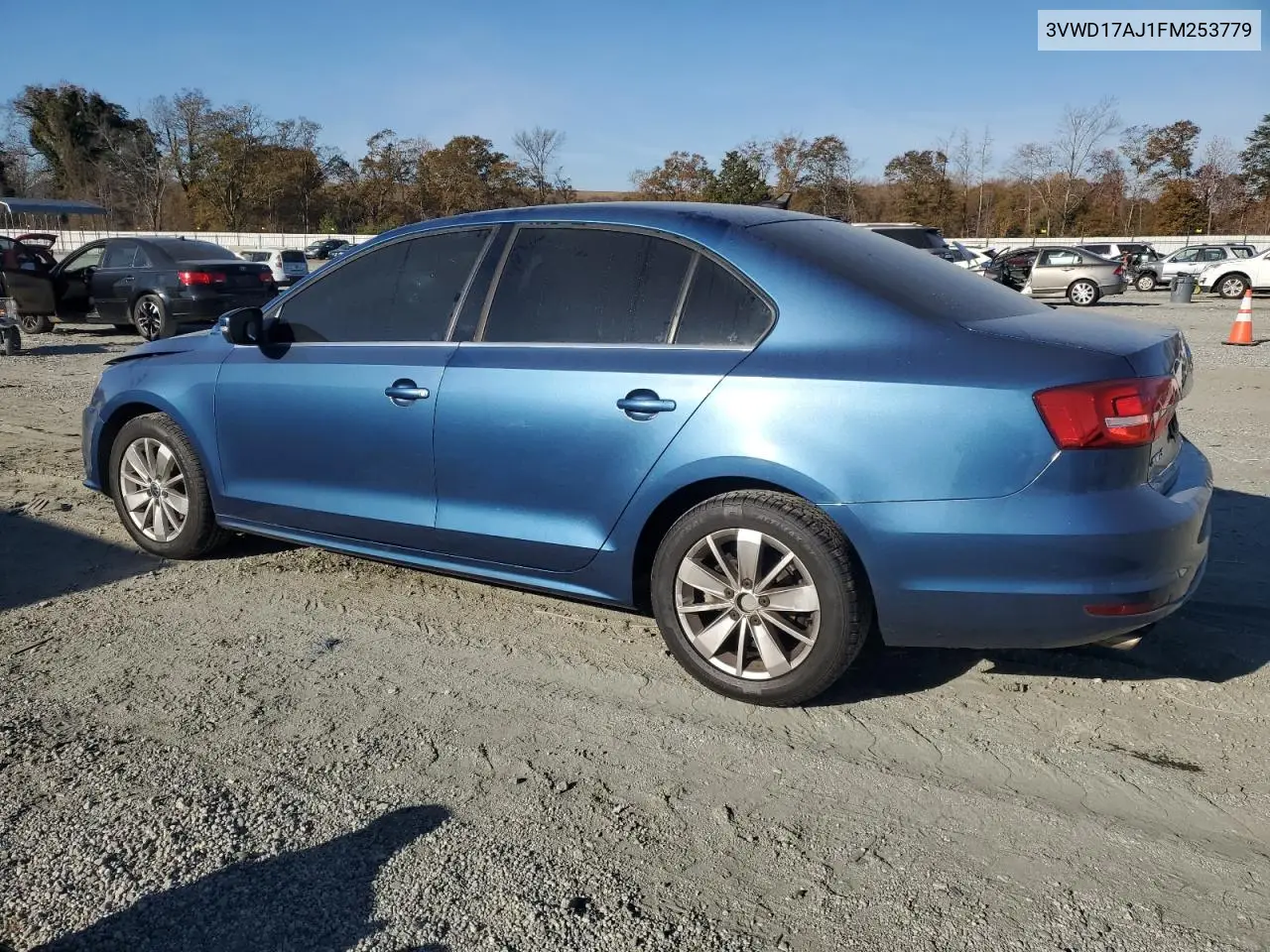 3VWD17AJ1FM253779 2015 Volkswagen Jetta Se
