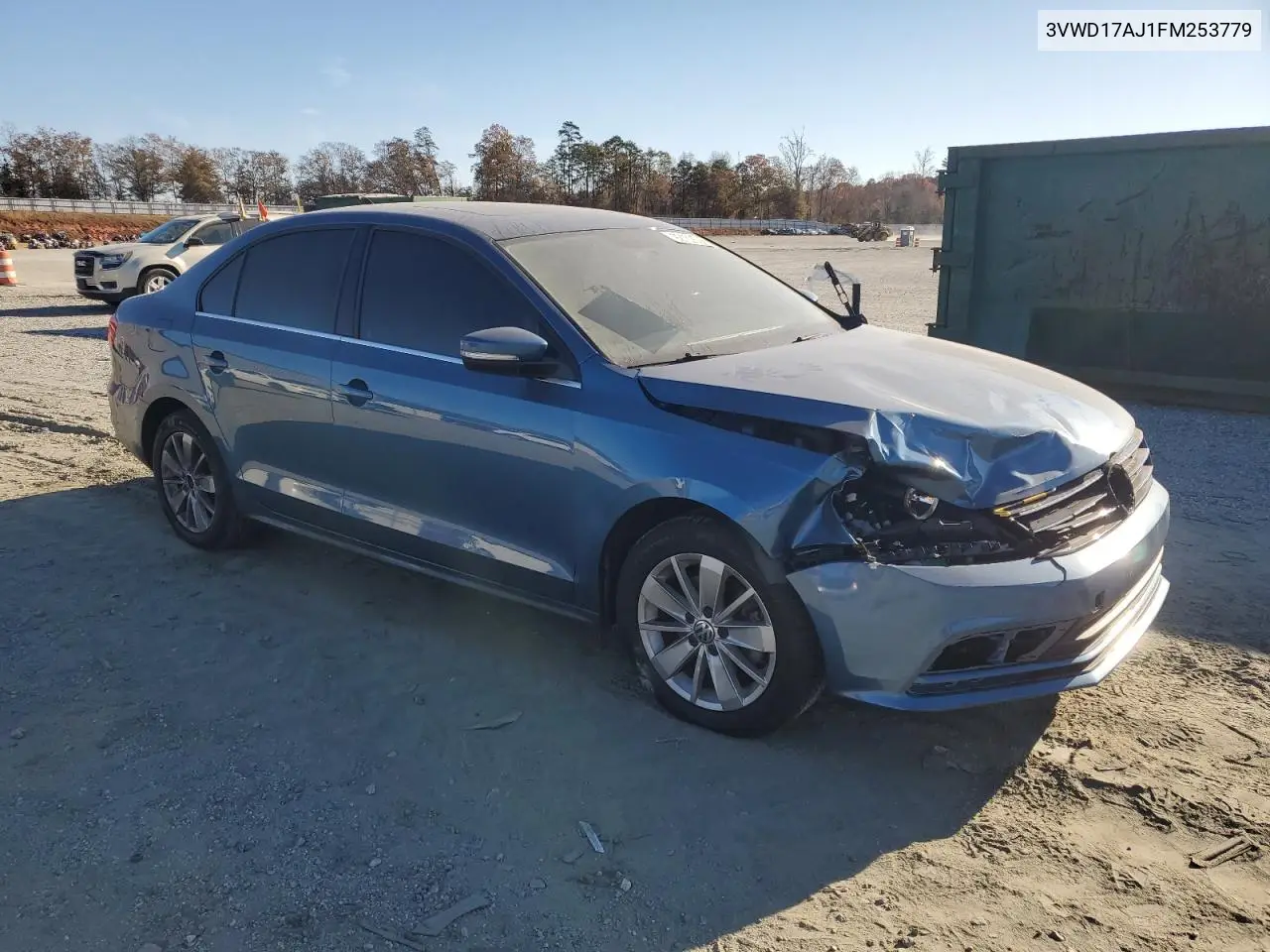3VWD17AJ1FM253779 2015 Volkswagen Jetta Se