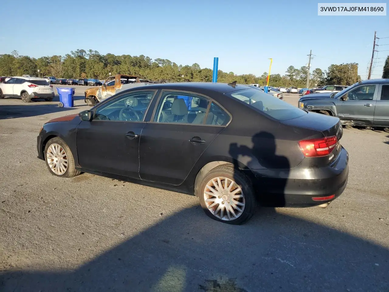3VWD17AJ0FM418690 2015 Volkswagen Jetta Se