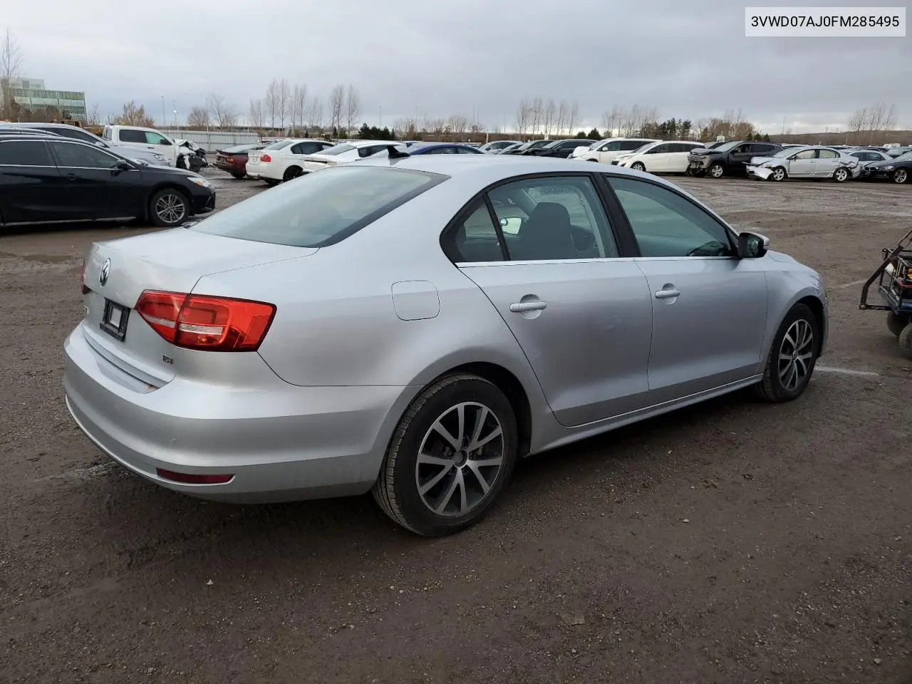 3VWD07AJ0FM285495 2015 Volkswagen Jetta Se
