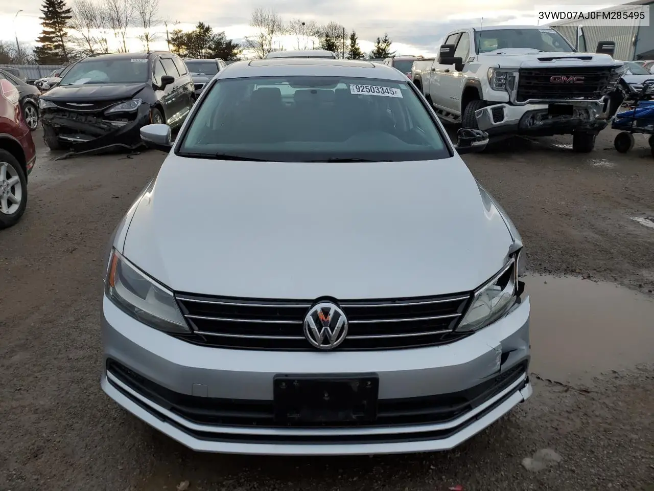 3VWD07AJ0FM285495 2015 Volkswagen Jetta Se