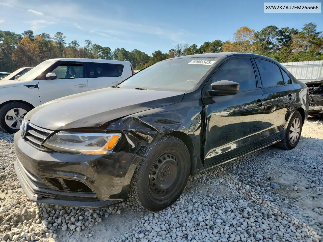 3VW2K7AJ7FM265665 2015 Volkswagen Jetta Base