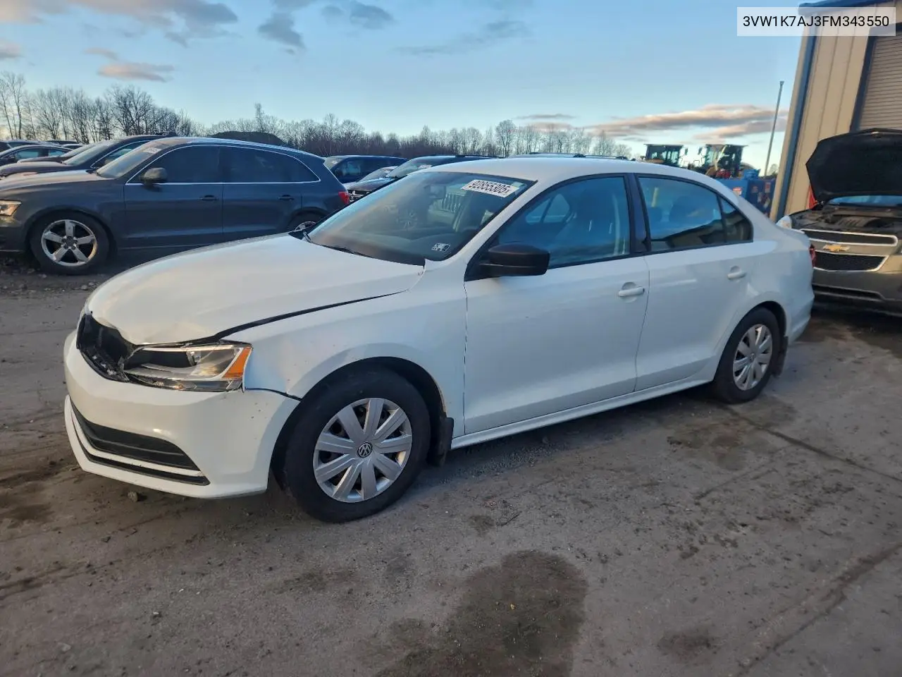 3VW1K7AJ3FM343550 2015 Volkswagen Jetta Base