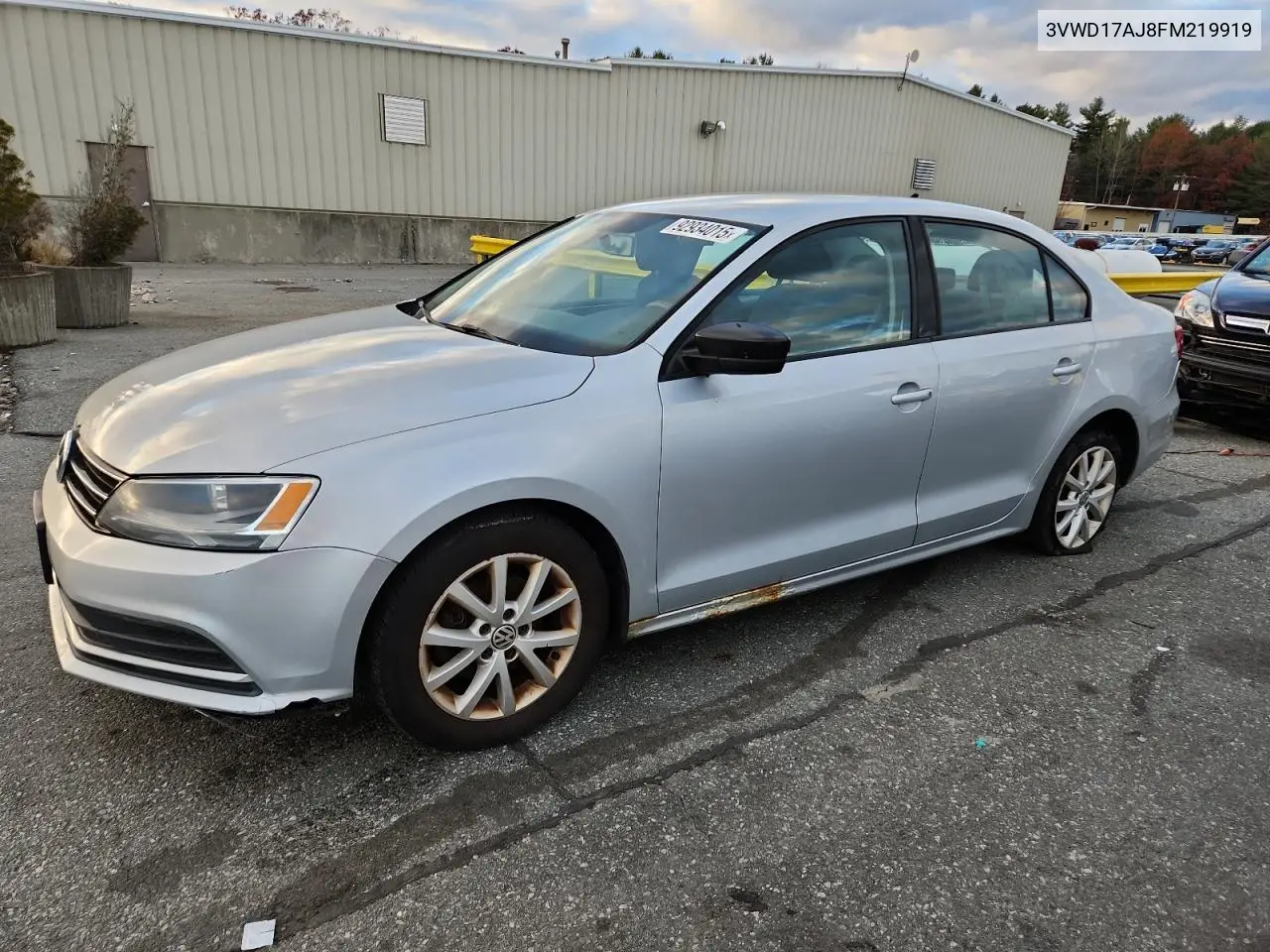 3VWD17AJ8FM219919 2015 Volkswagen Jetta Se