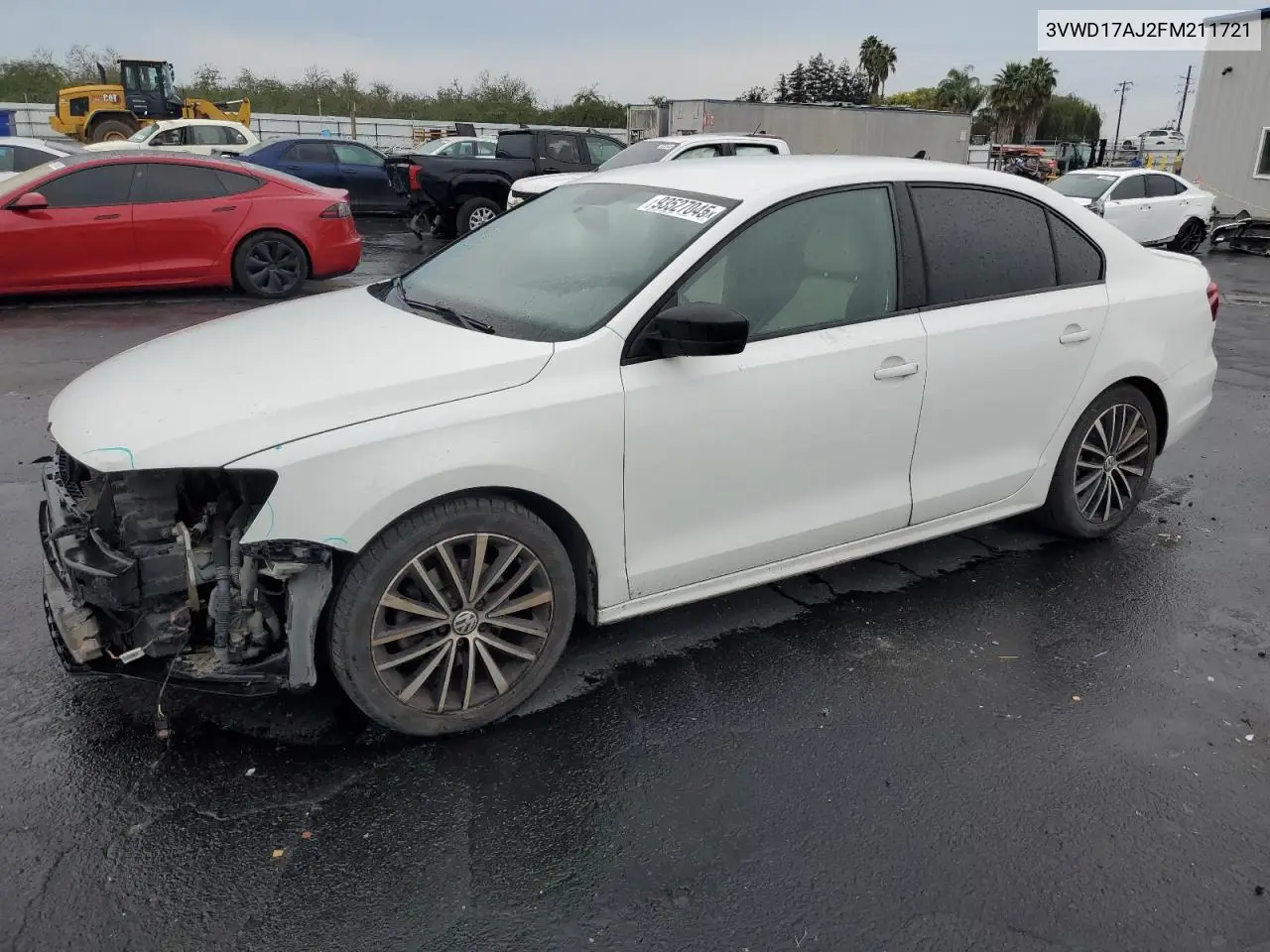 3VWD17AJ2FM211721 2015 Volkswagen Jetta Se