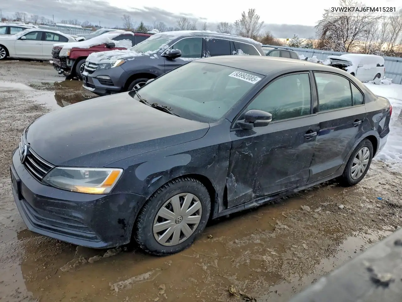 3VW2K7AJ6FM415281 2015 Volkswagen Jetta Base