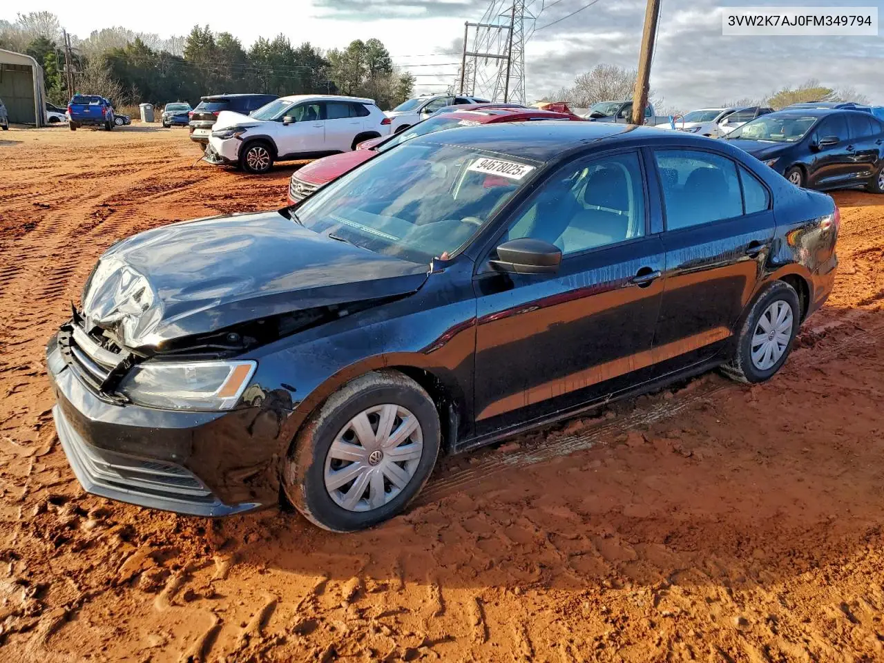3VW2K7AJ0FM349794 2015 Volkswagen Jetta Base