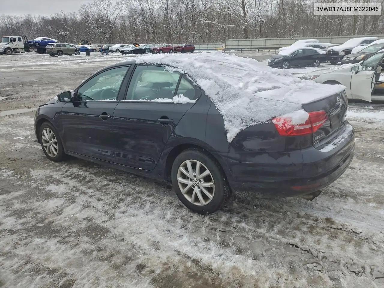 3VWD17AJ8FM322046 2015 Volkswagen Jetta Se