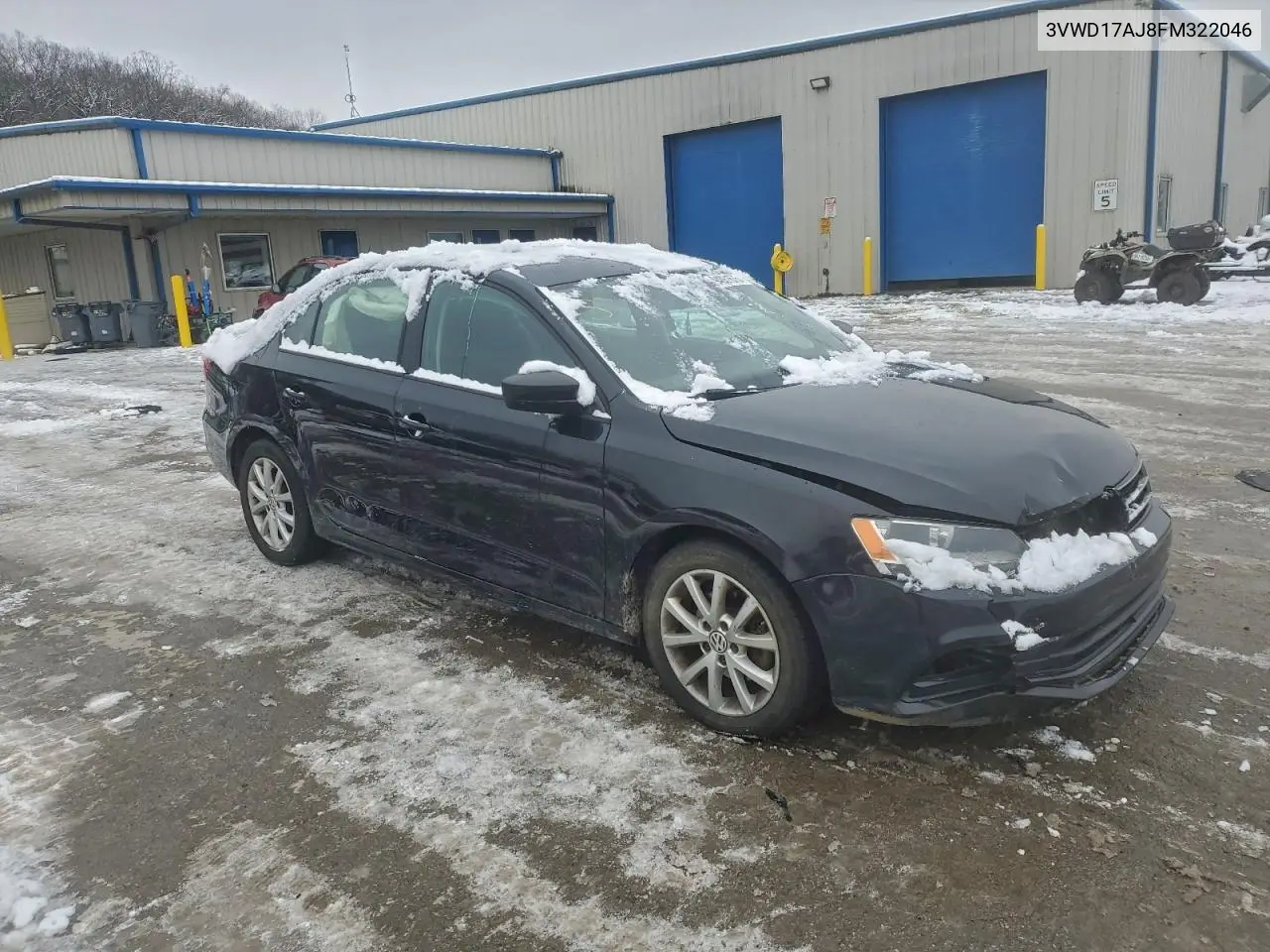 3VWD17AJ8FM322046 2015 Volkswagen Jetta Se