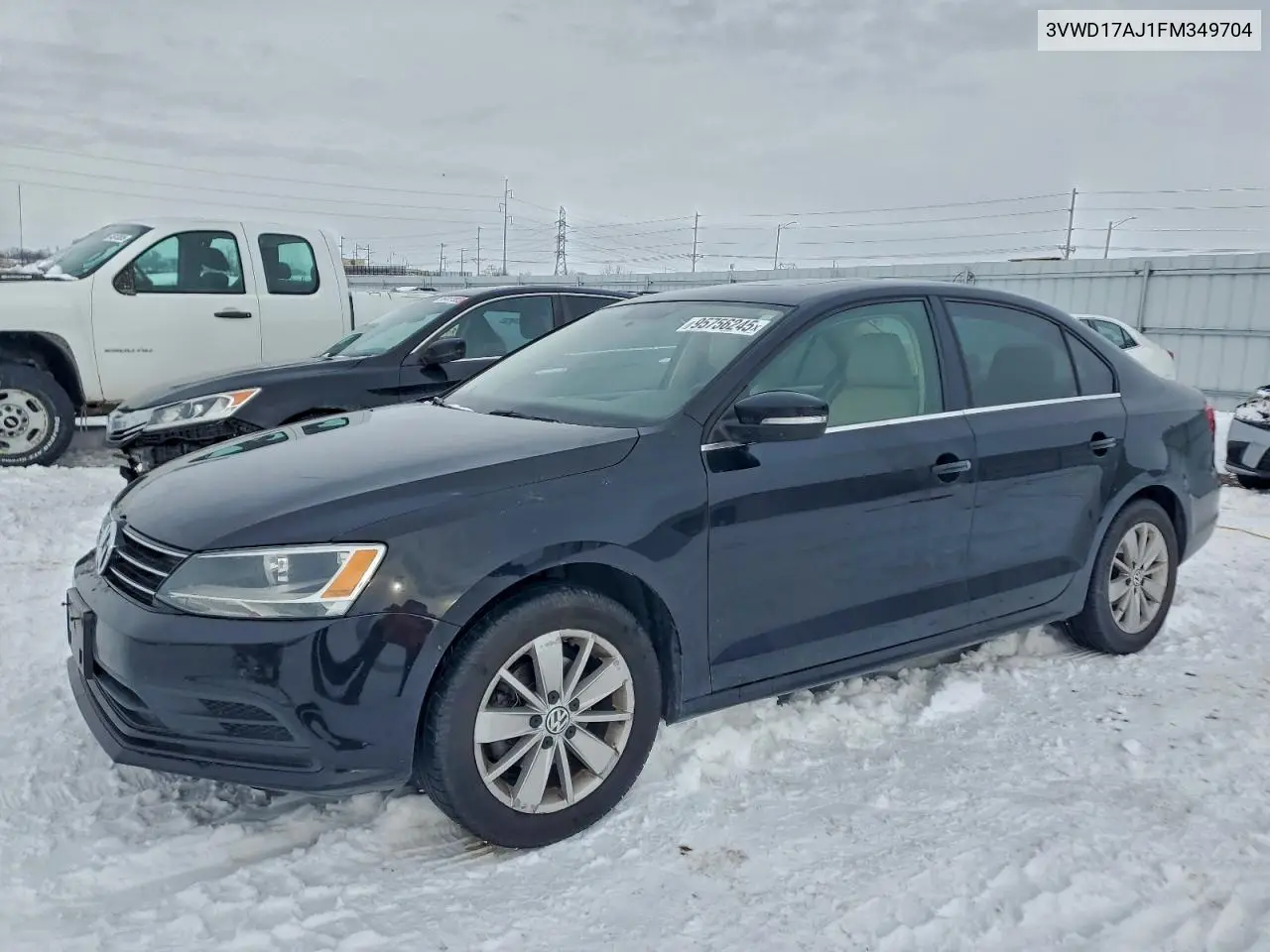 3VWD17AJ1FM349704 2015 Volkswagen Jetta Se