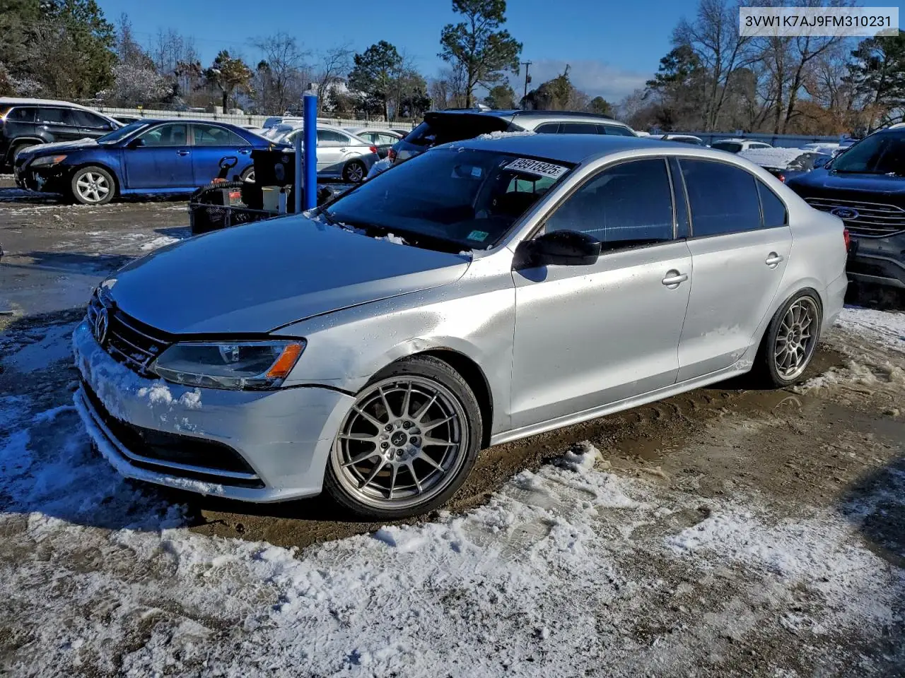 3VW1K7AJ9FM310231 2015 Volkswagen Jetta Base