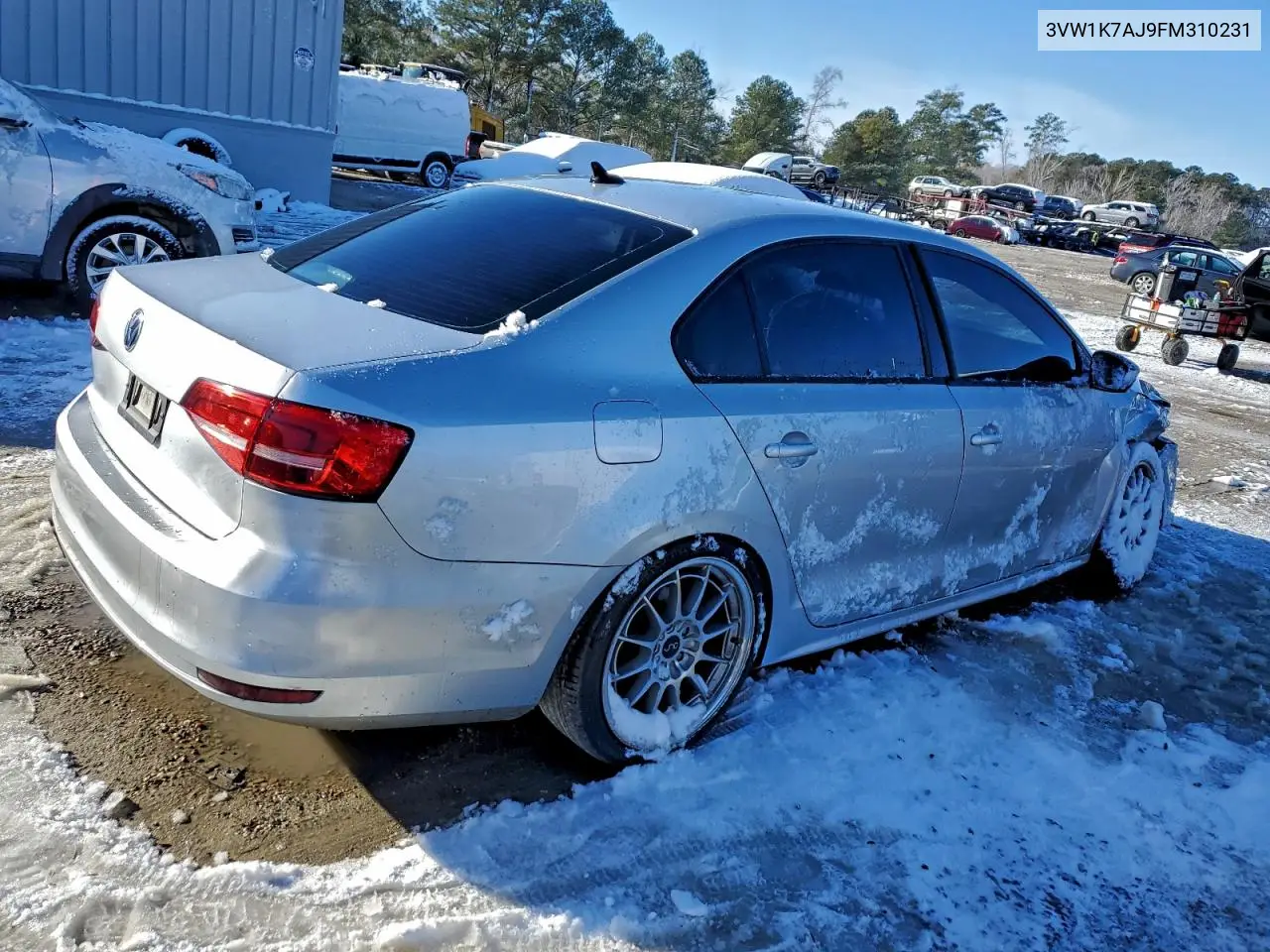 3VW1K7AJ9FM310231 2015 Volkswagen Jetta Base