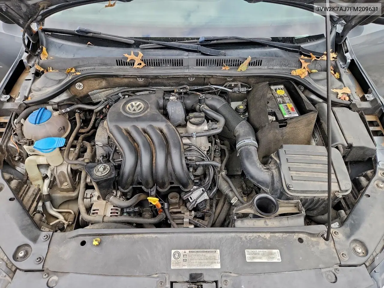 3VW2K7AJ7FM209631 2015 Volkswagen Jetta Base